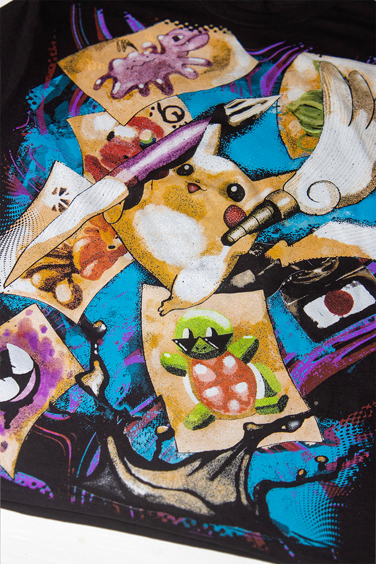 illustrator Pika & Smeargle Orig. fan art shirt