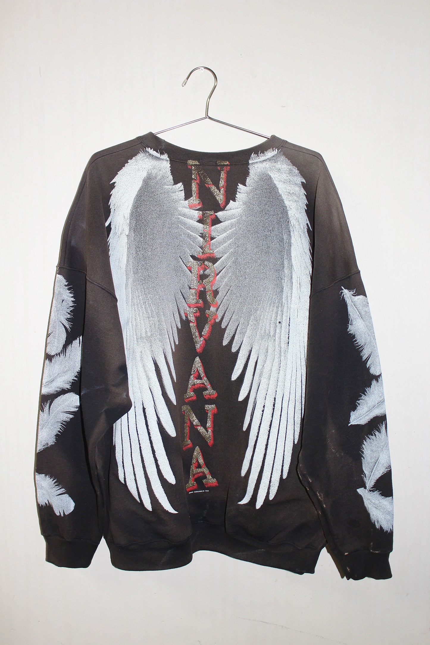 Nirvana on Hanes Heavyweight Sweatshirt (2X)