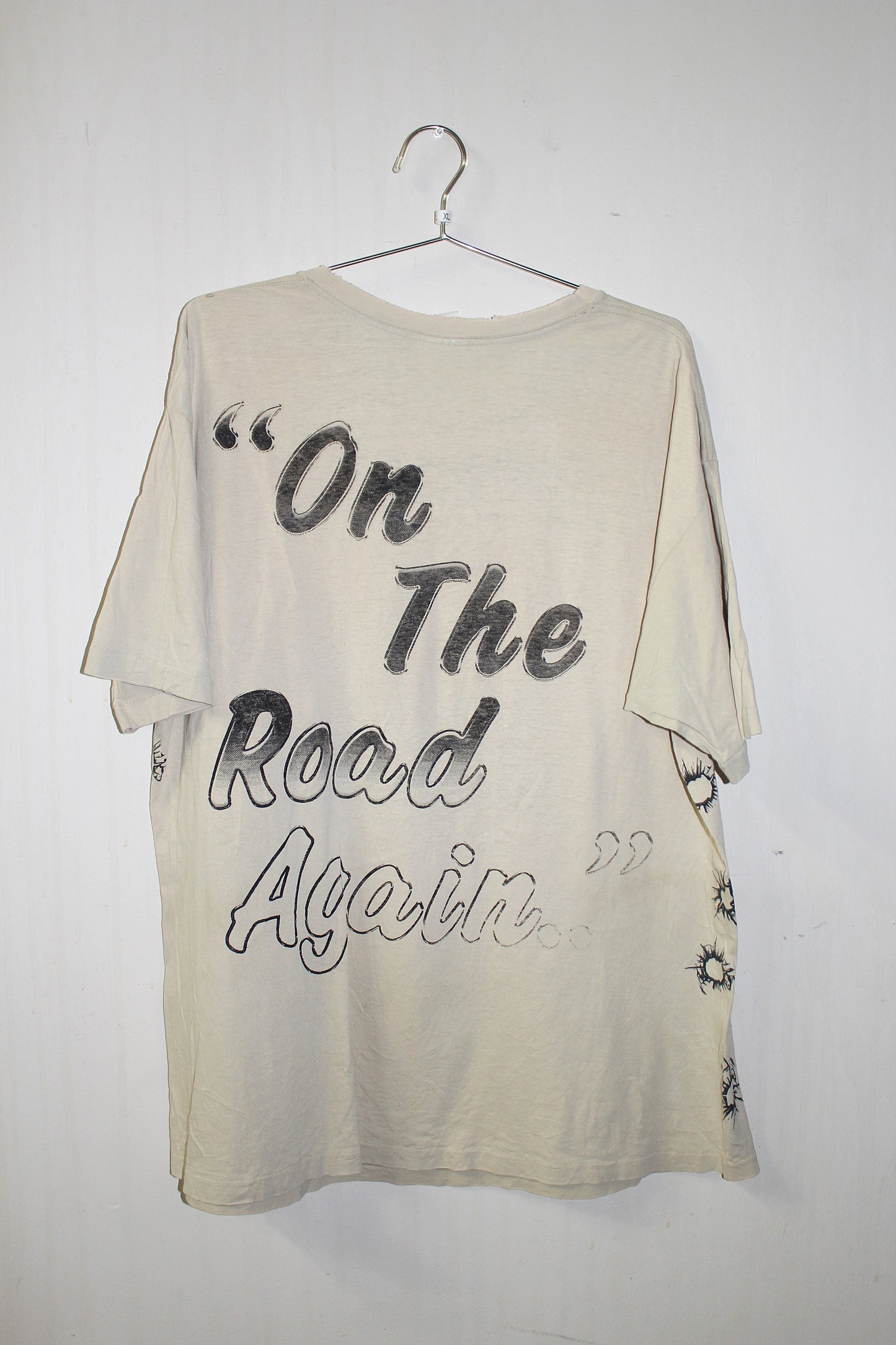 Willie Nelson on Khaki GAP Single Stitch (XL)