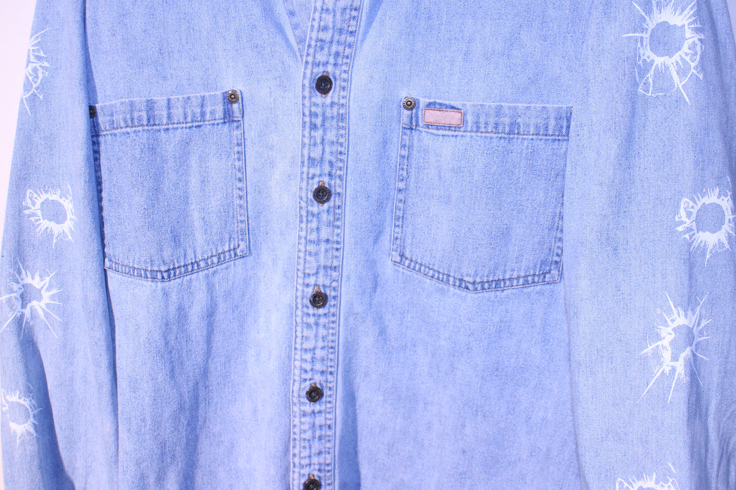 Willie Nelson Carhartt Denim button up shirt (M)