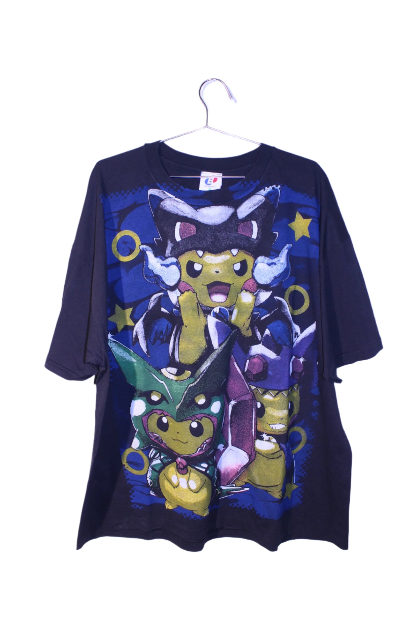 Poncho Pika on vintage Hanes single stitch tee (2X)
