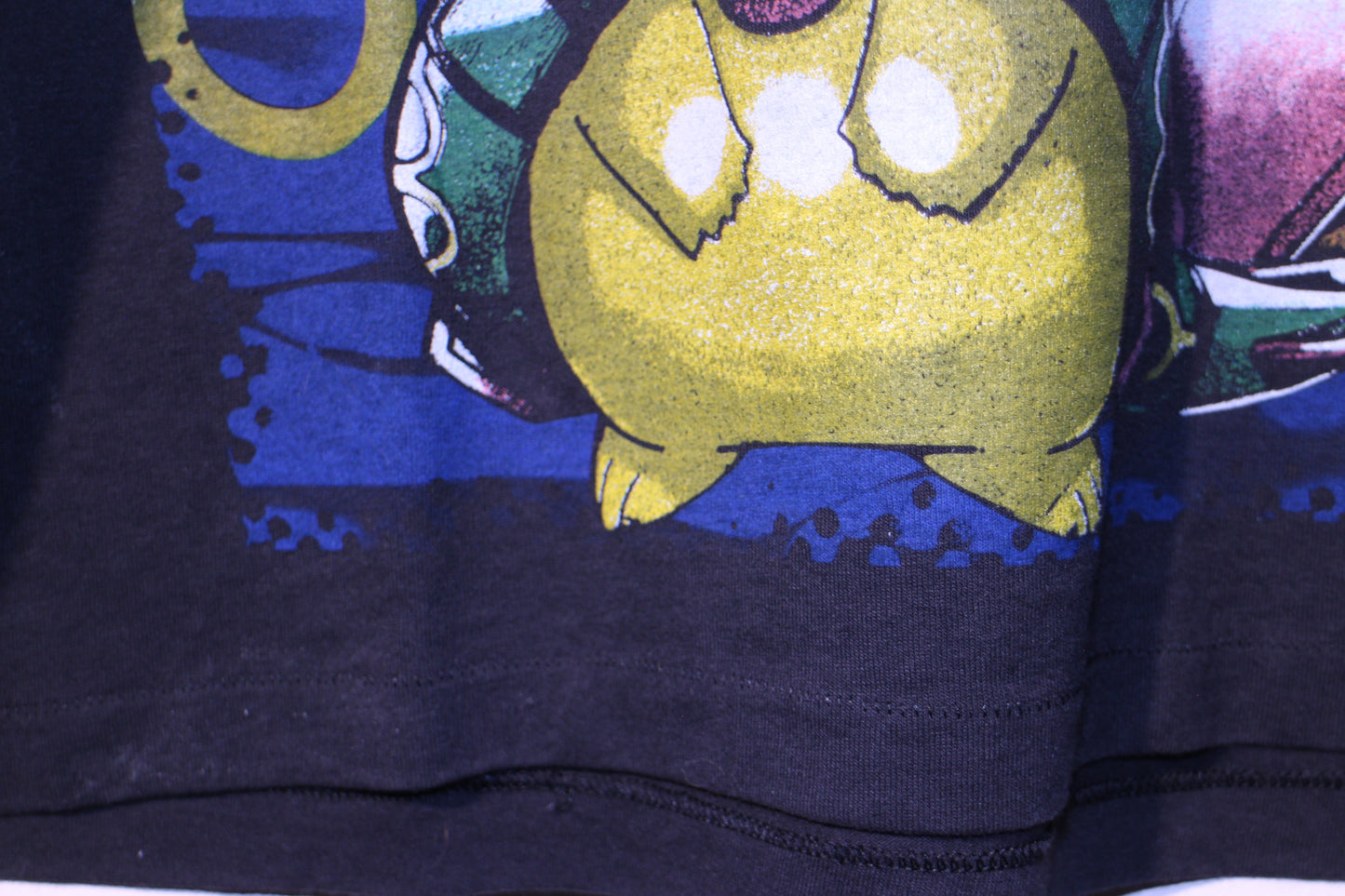 Poncho Pika on vintage Hanes single stitch tee (2X)