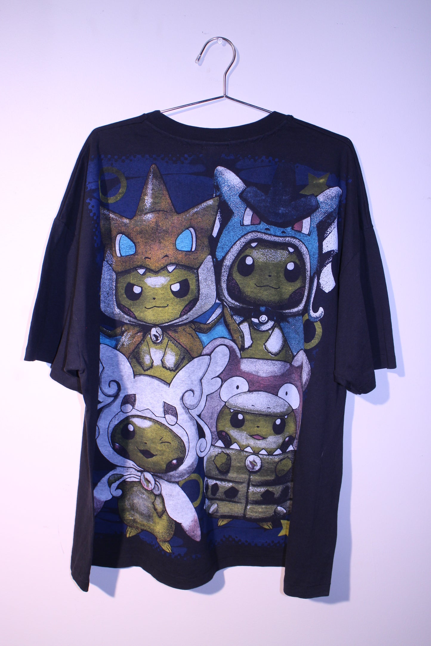 Poncho Pika on vintage Hanes single stitch tee (2X)