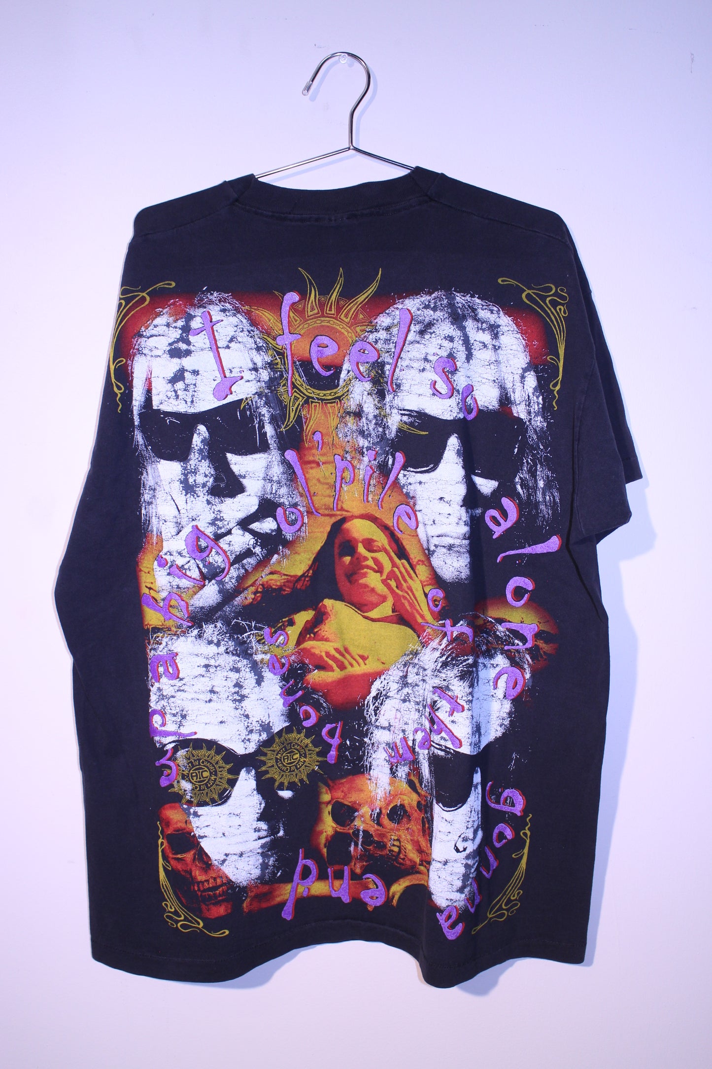 A.I.C on vintage Basics pocket tee (2XL)