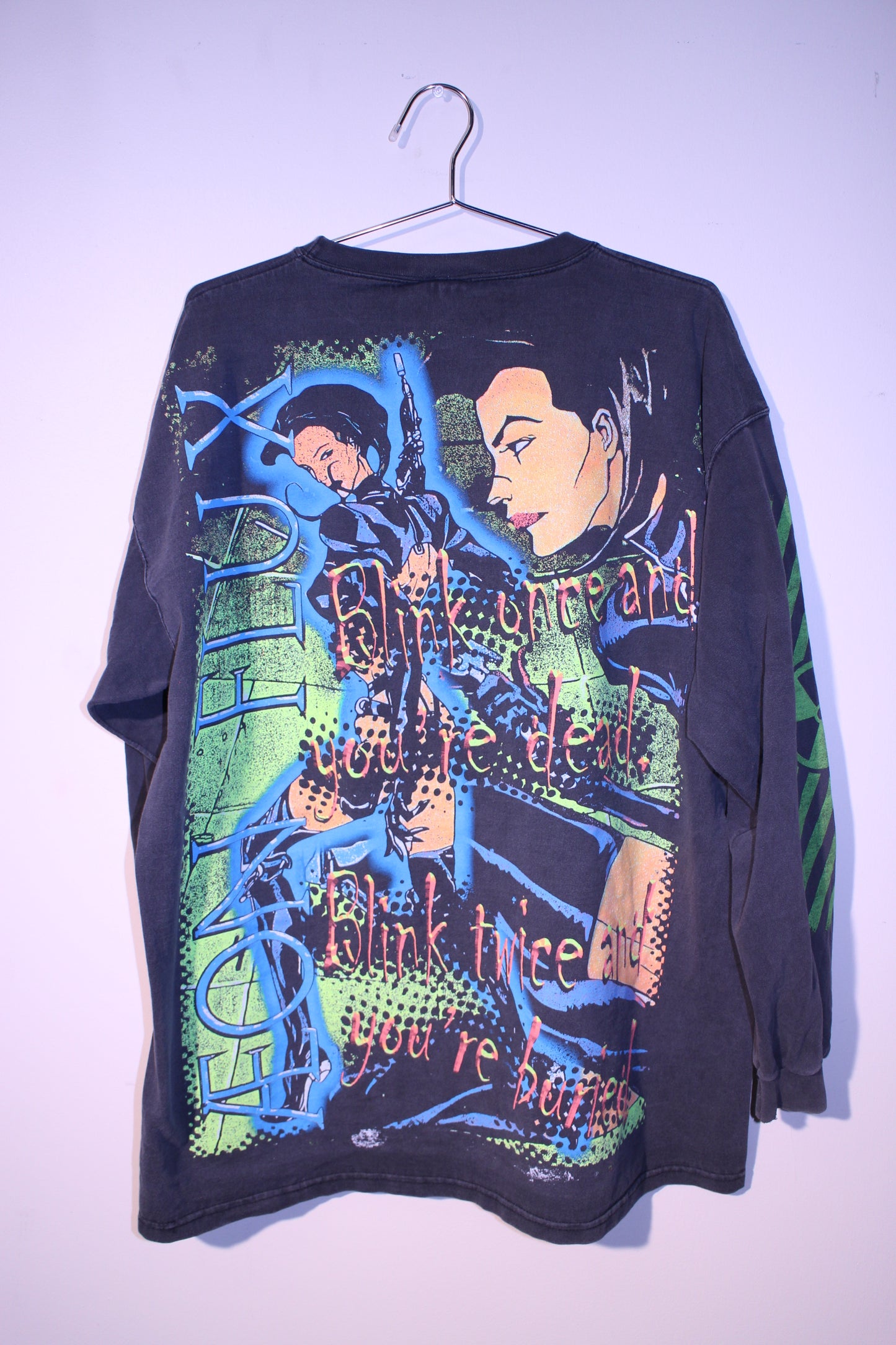 Aeon Flux faded Pluma longsleeve (2X Tall)