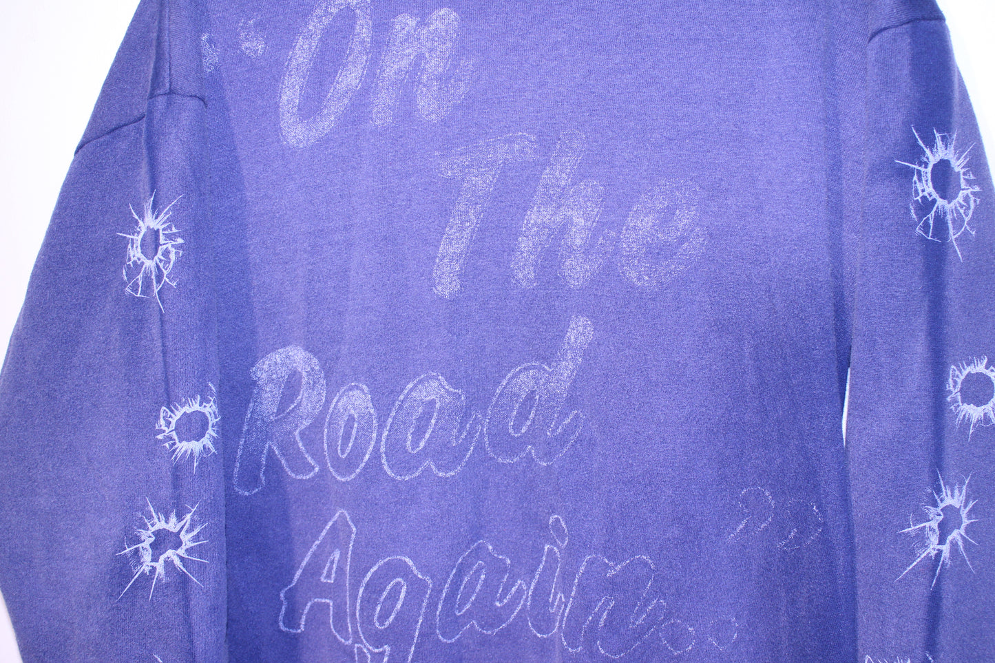 Willie reverse print on heavy faded Jerzees sweatshirt (XL)