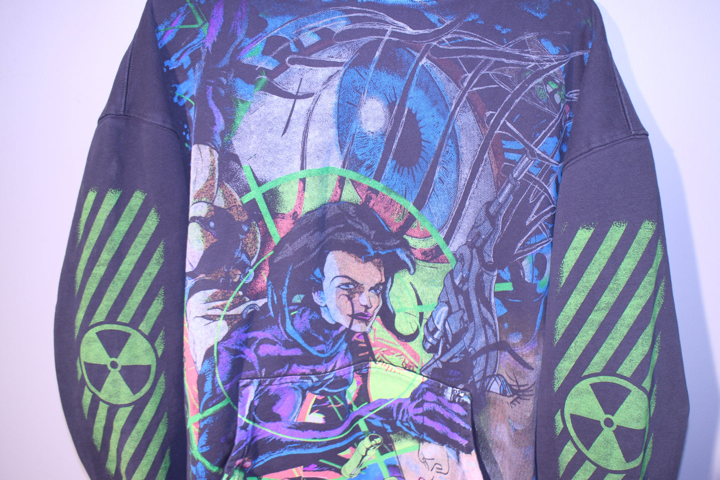 *One of Three* Aeon Flux on heavy Shaka sweatshirt (XL)