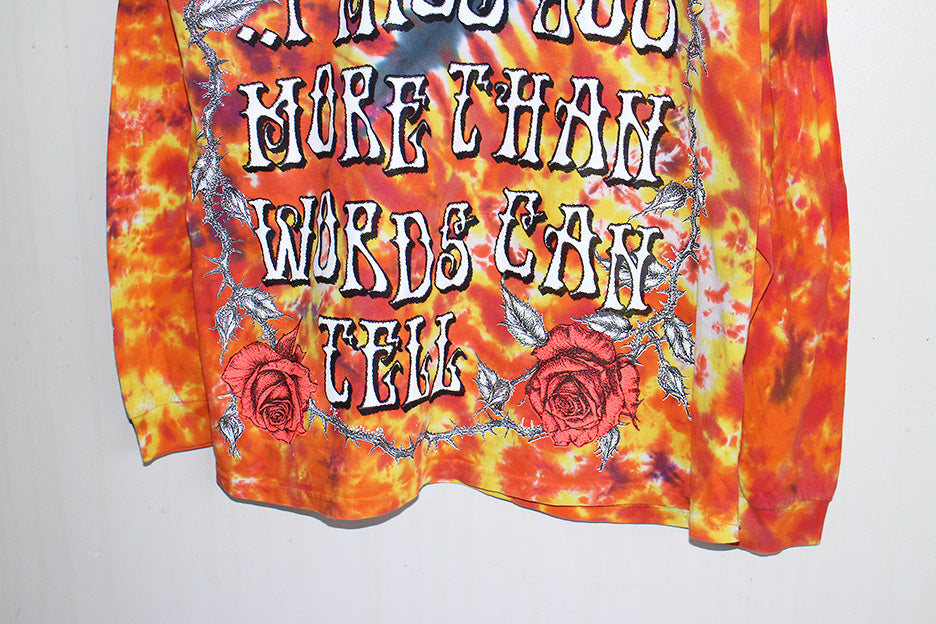 Fare Thee Well Jerry Anvil Tie Dyed L/S tee (L)