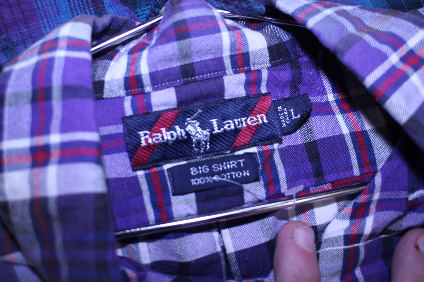 Faded Willie Nelson On POLO cotton button up (L)