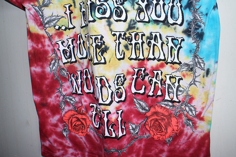Fare Thee Well Jerry Tie Dyed Tee (L)