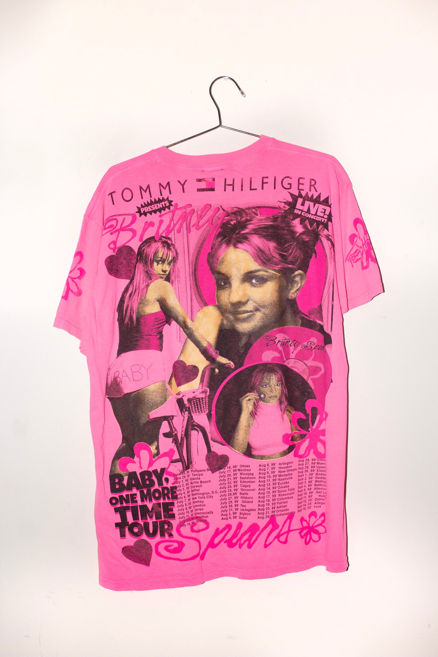 BSC Britney on y2k PINK tee (LG)