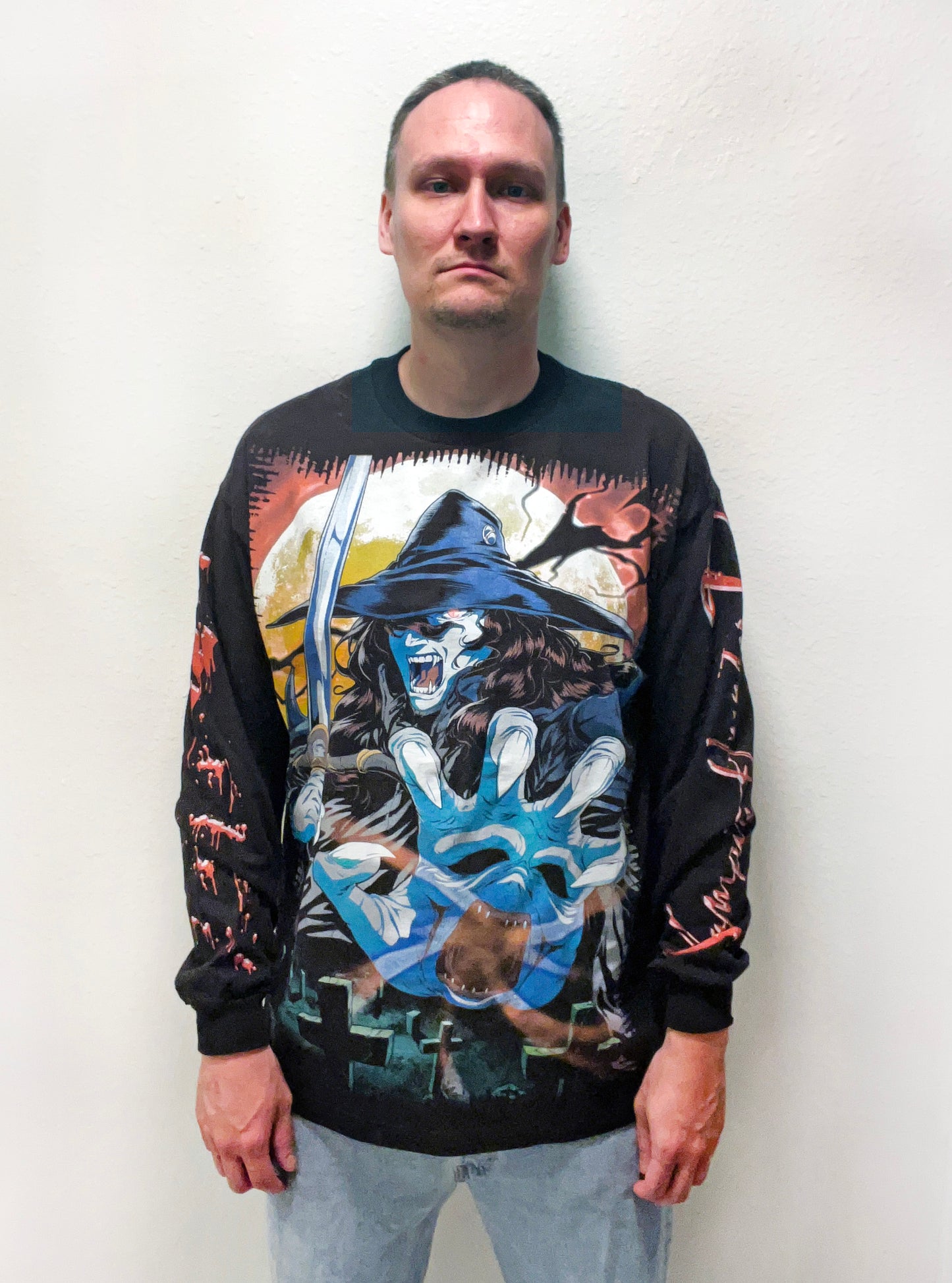 Vampire Hunter D Orig. fan art long shirt