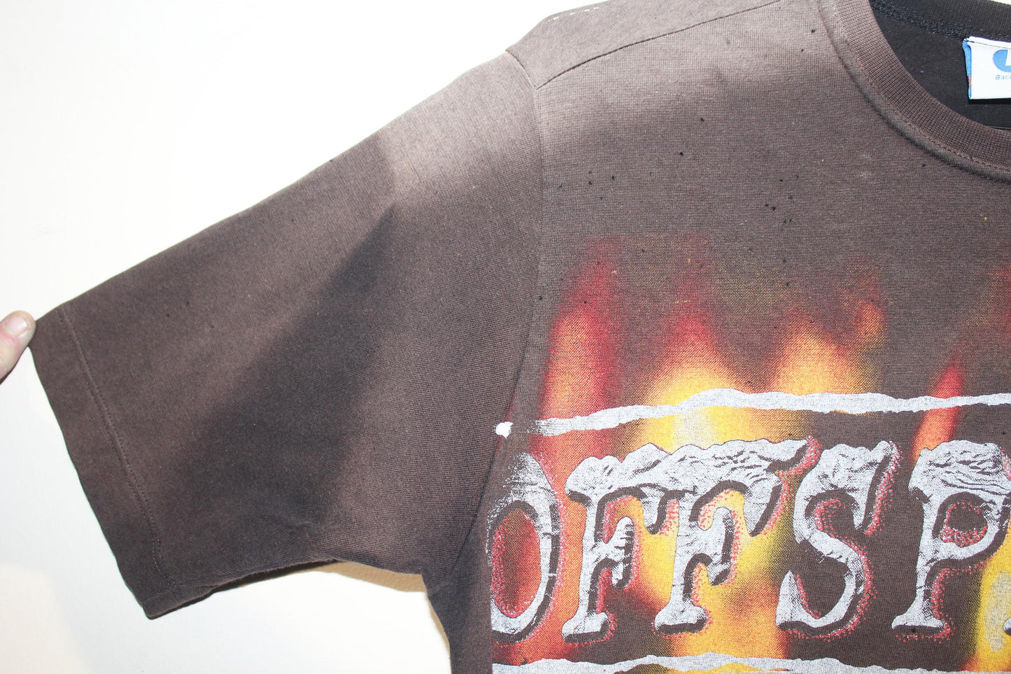 Sun Faded Pinholed OFFSPRING shirt (M)