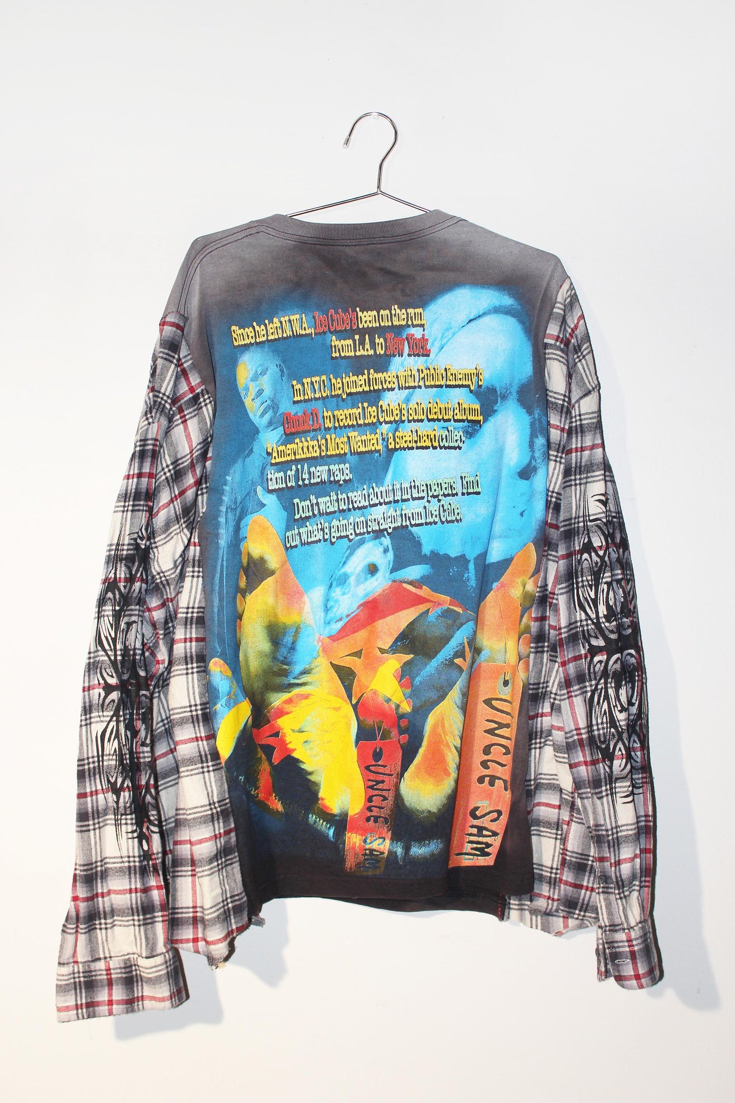 BSC ICE CUBE Flannel Tee @wedriphere rework (L-XL)