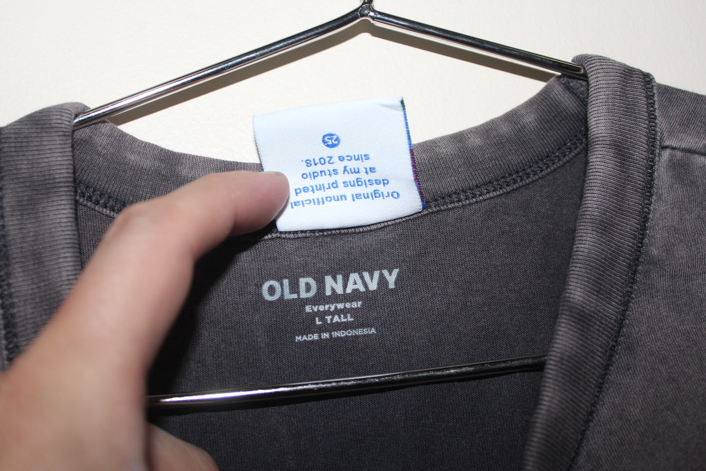 Faded Hellraiser on a really cool modern old navy tee (LG)