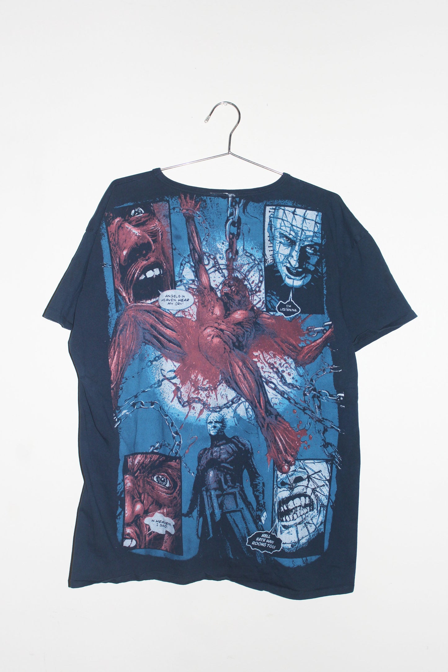 Distressed Hellraiser on modern single stitch (XL)