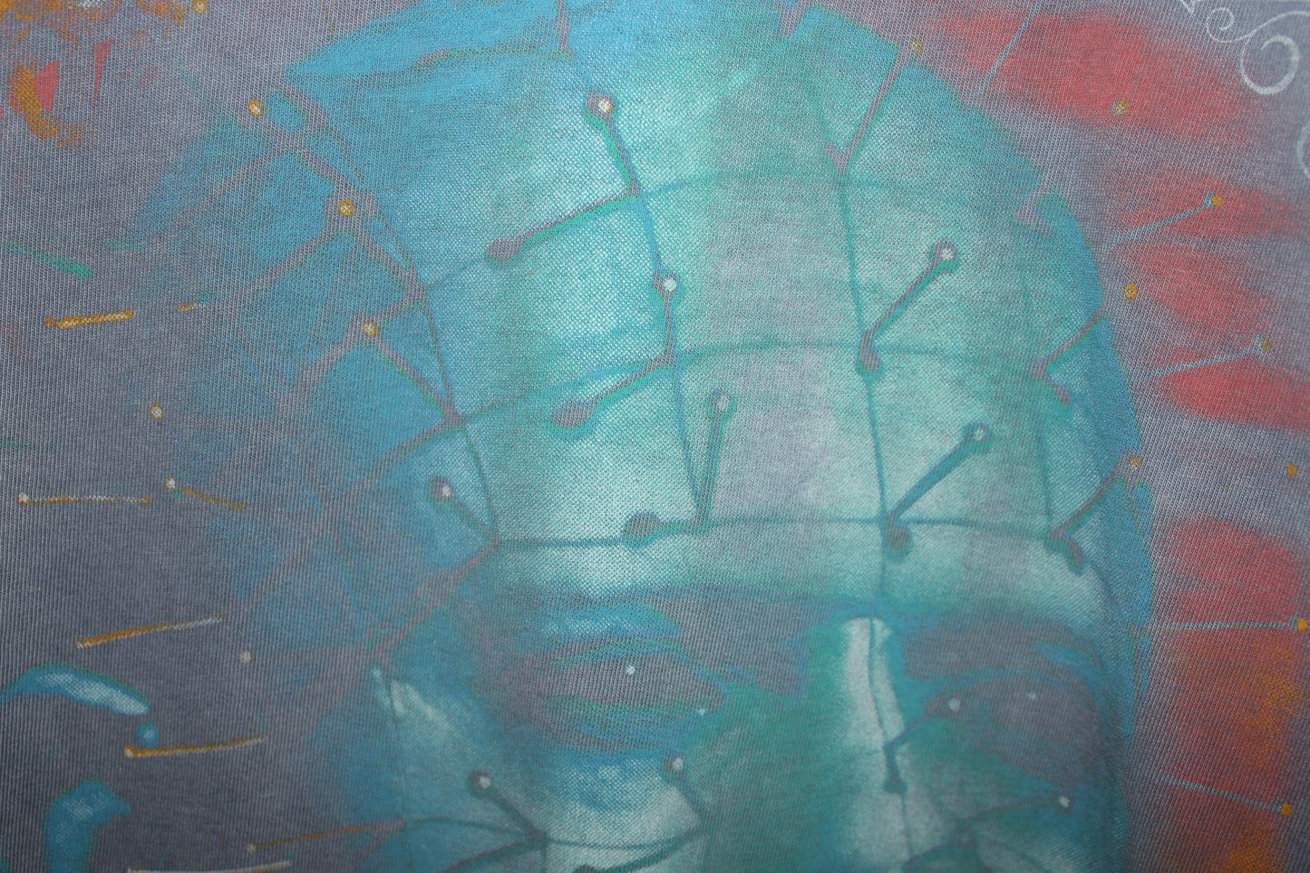 Faded blue Hellraiser on y2k Jerzees (XL)