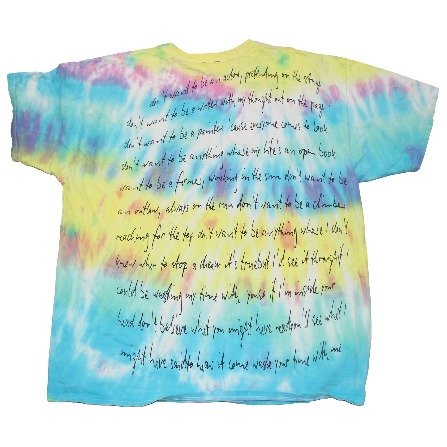 BSC PHISH Mashup print on Hanes tie dye t-shirt (XL)