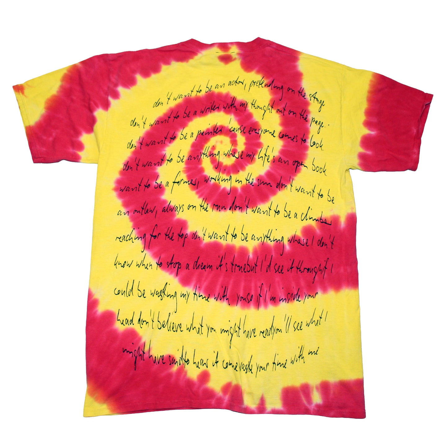 BSC PHISH Mashup print on vintage mid 00's tie dye t-shirt (L)