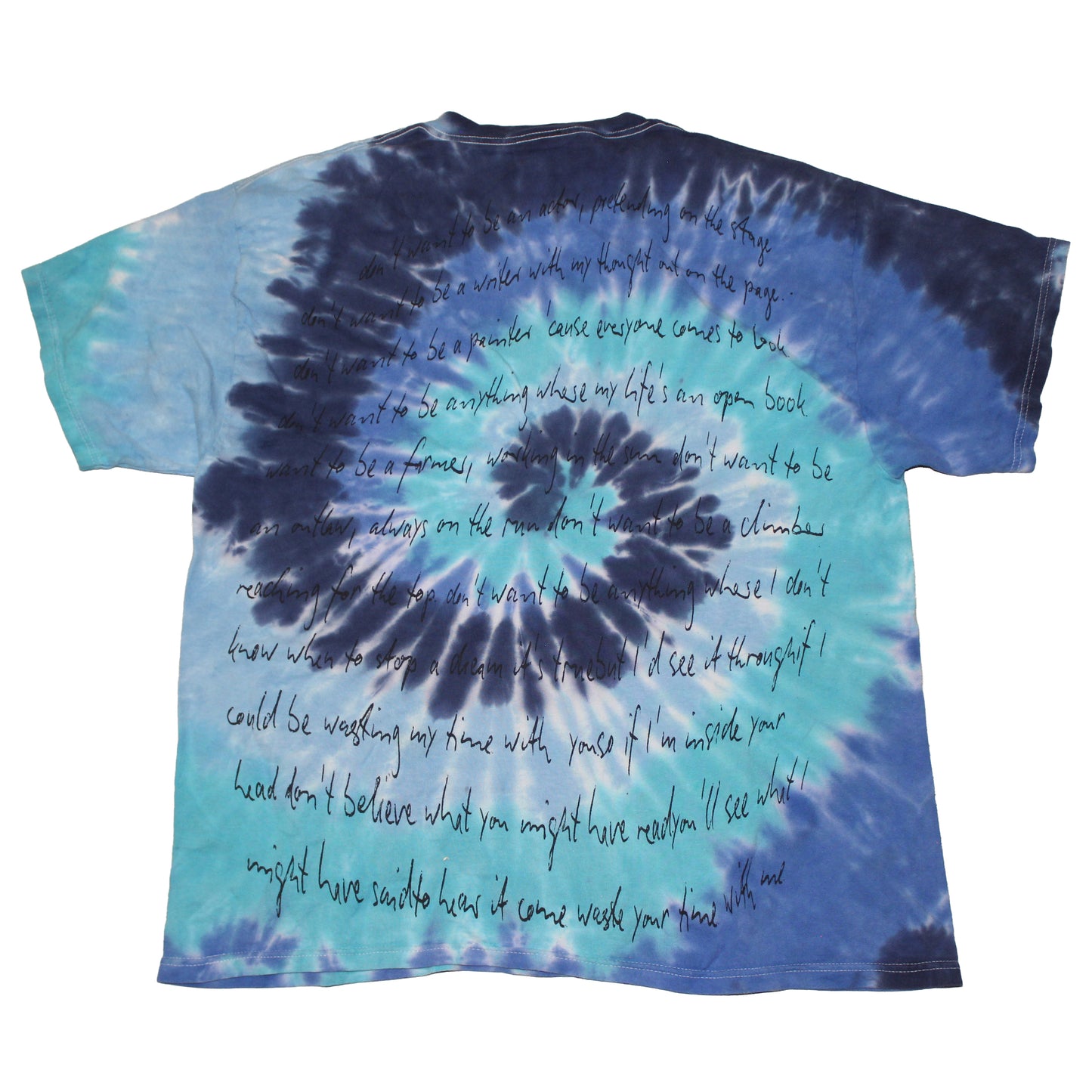 BSC PHISH Mashup print on vintage FREEZE tie dye t-shirt (XL)