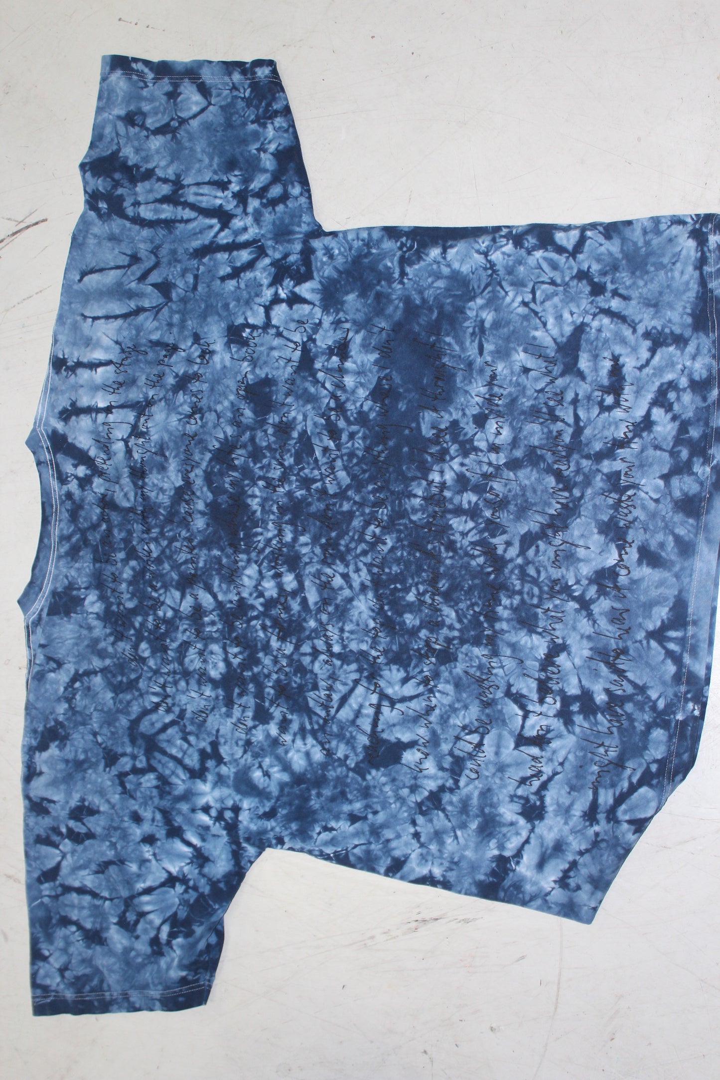BSC PHISH Mashup print on vintage Murina tie dye t-shirt (3X)