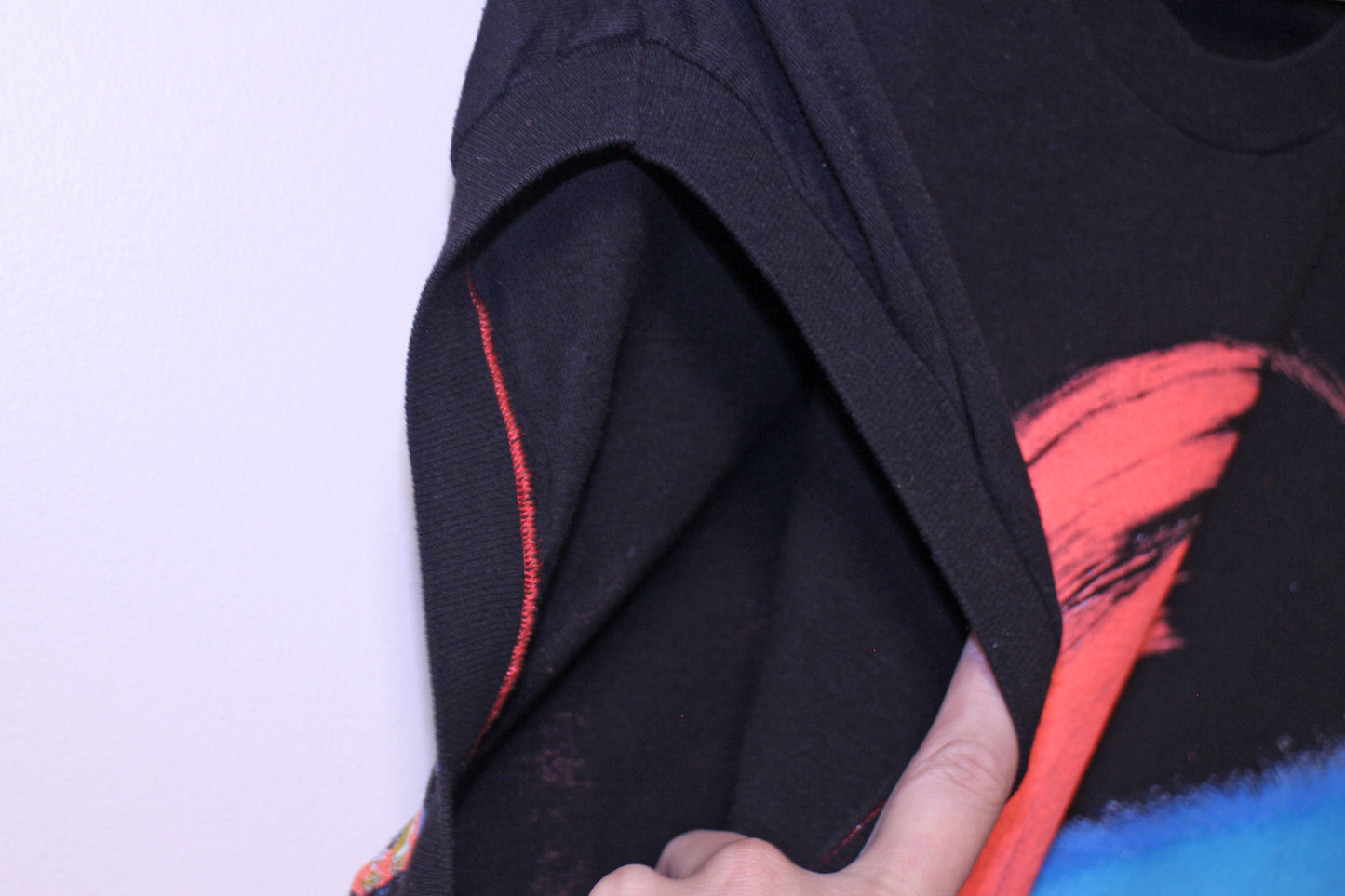 Man5on on muscle shirt contrast single stitch BSC shirt (L)
