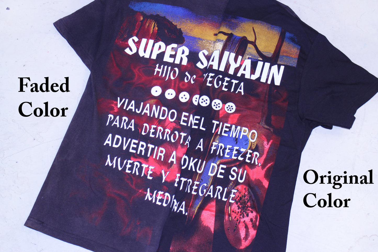 Faded Trunks Del Futuro Dragonball Z BSC Faded black t-shirt
