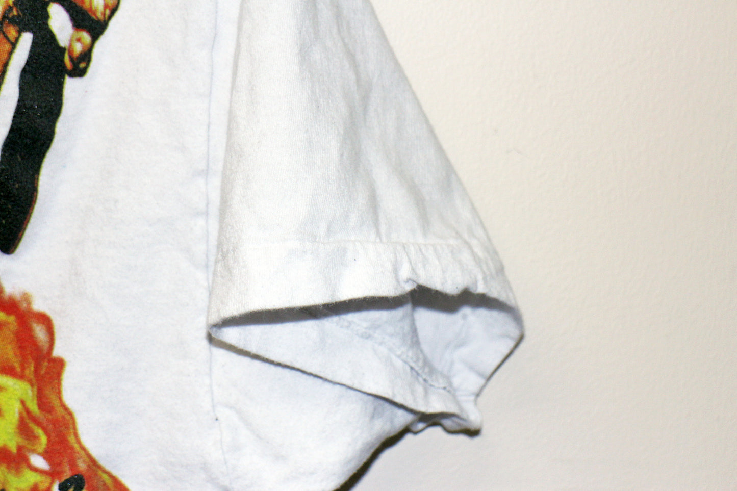 Slim Shady on vintage single stitch white tee (L)