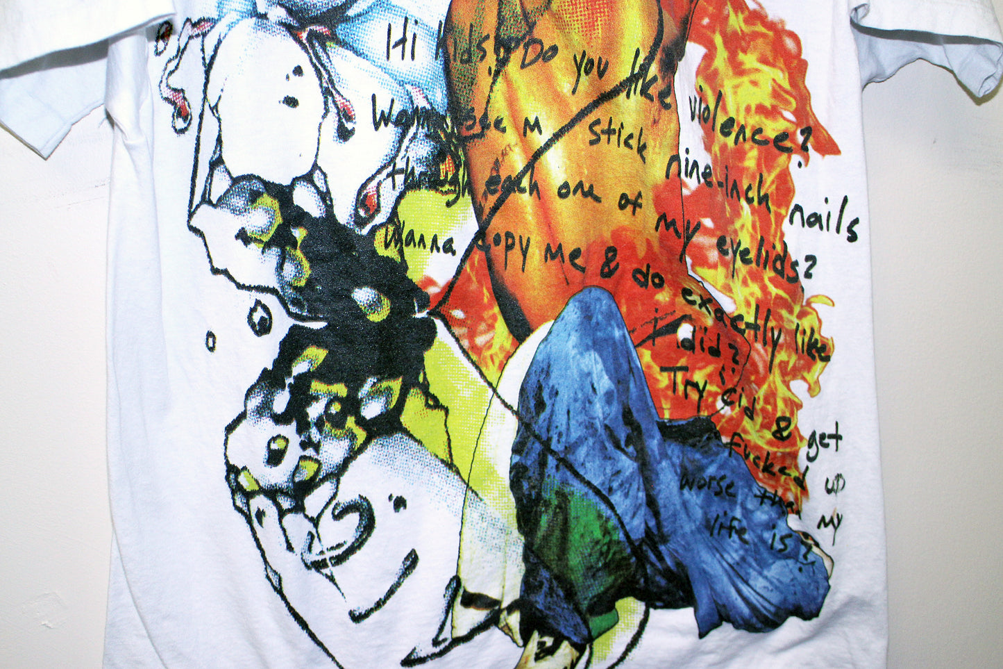 Slim Shady on vintage single stitch Jockey tee (XL)