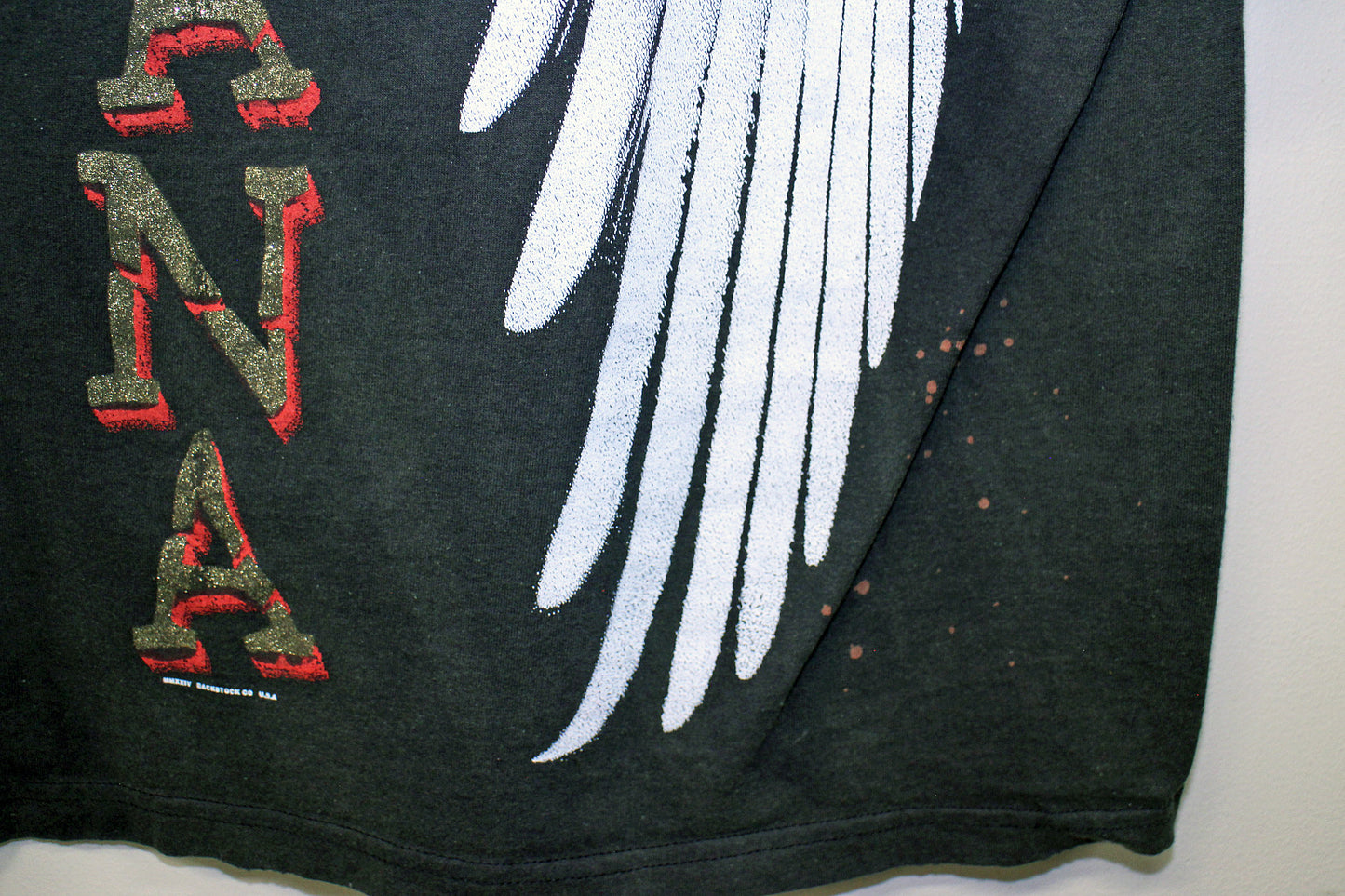 KURT on faded & distressed BSC tee (XXL)