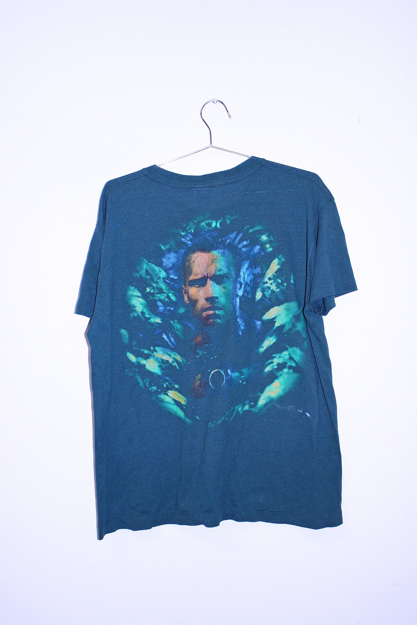 The Predator on vintage single stitch FOTL green tee (XL)
