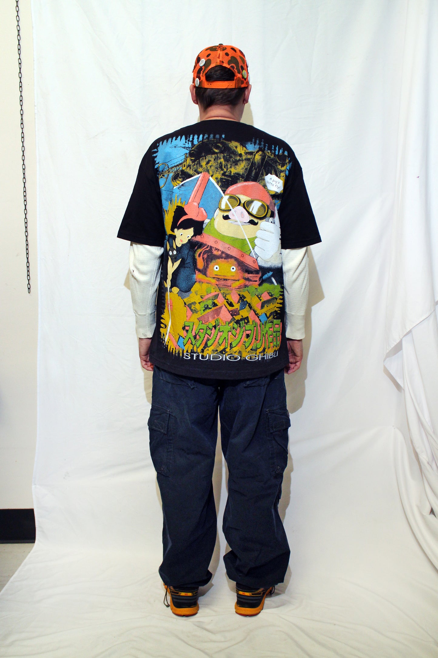 *Black* Studio Ghibli Orig. fan art shirt