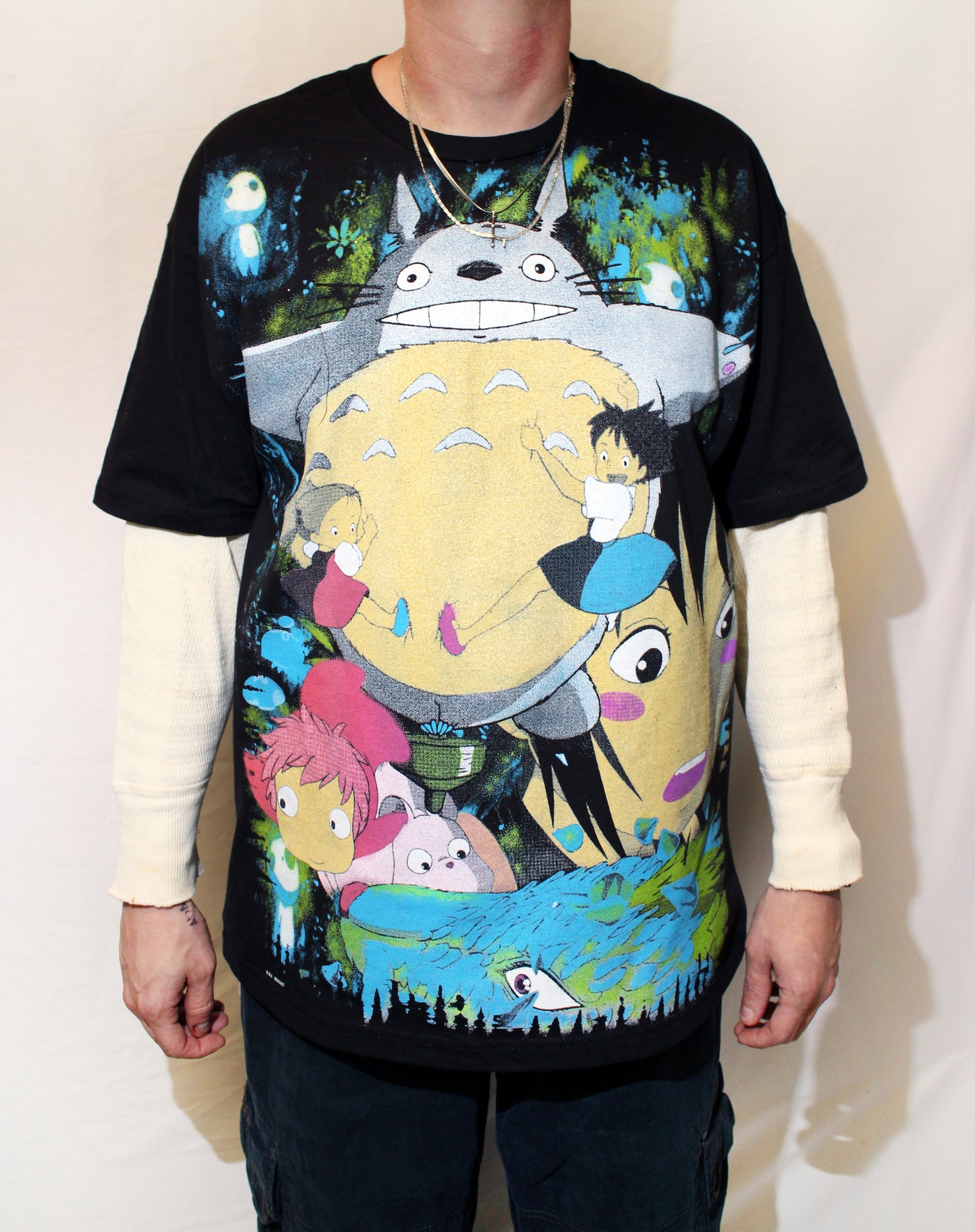 *Black* Studio Ghibli Orig. fan art shirt