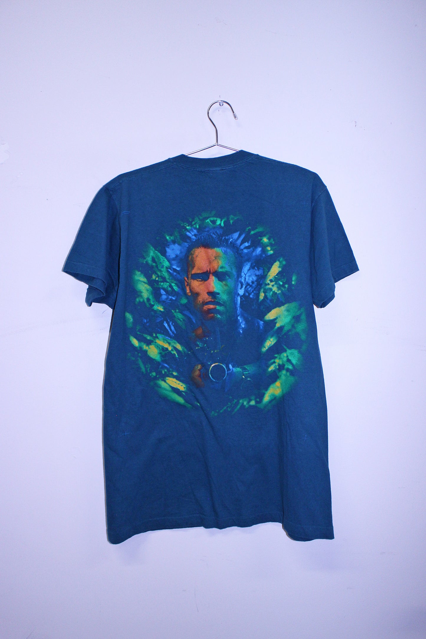 The Predator on vintage BVD green single stitch tee (XL)