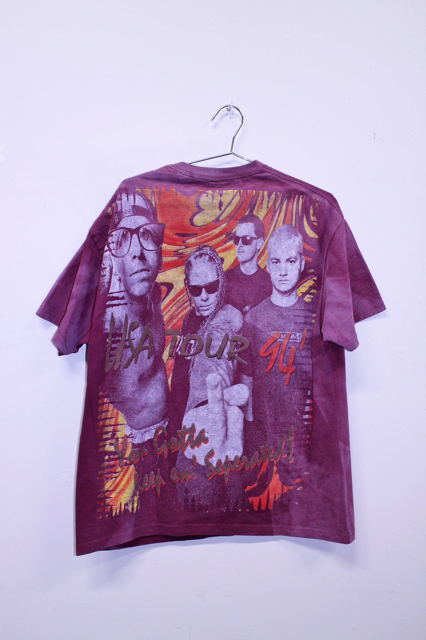 Offspring BSC sun faded maroon tee (XL)