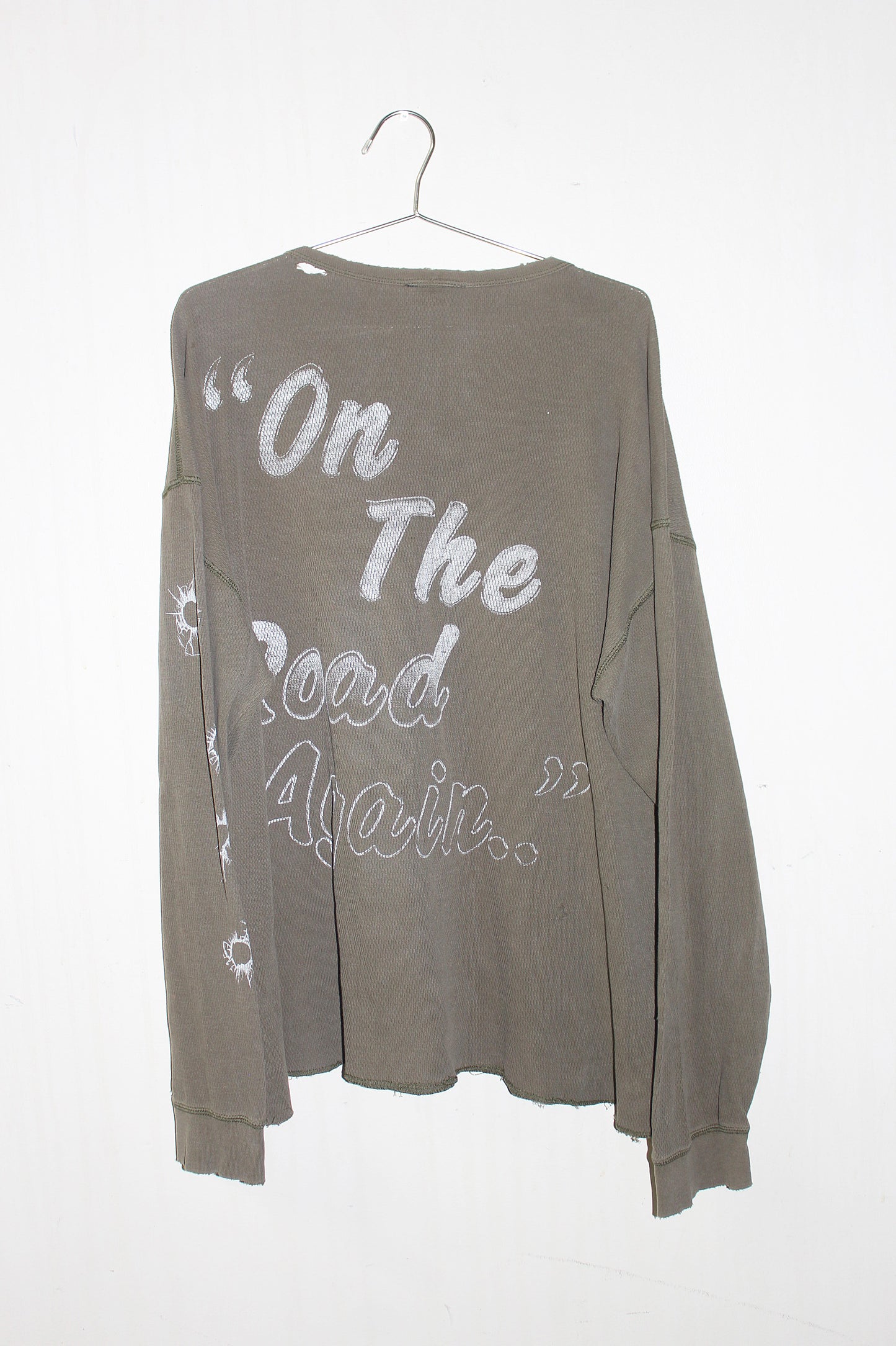 Willie Nelson on Green Thermal (XXL)