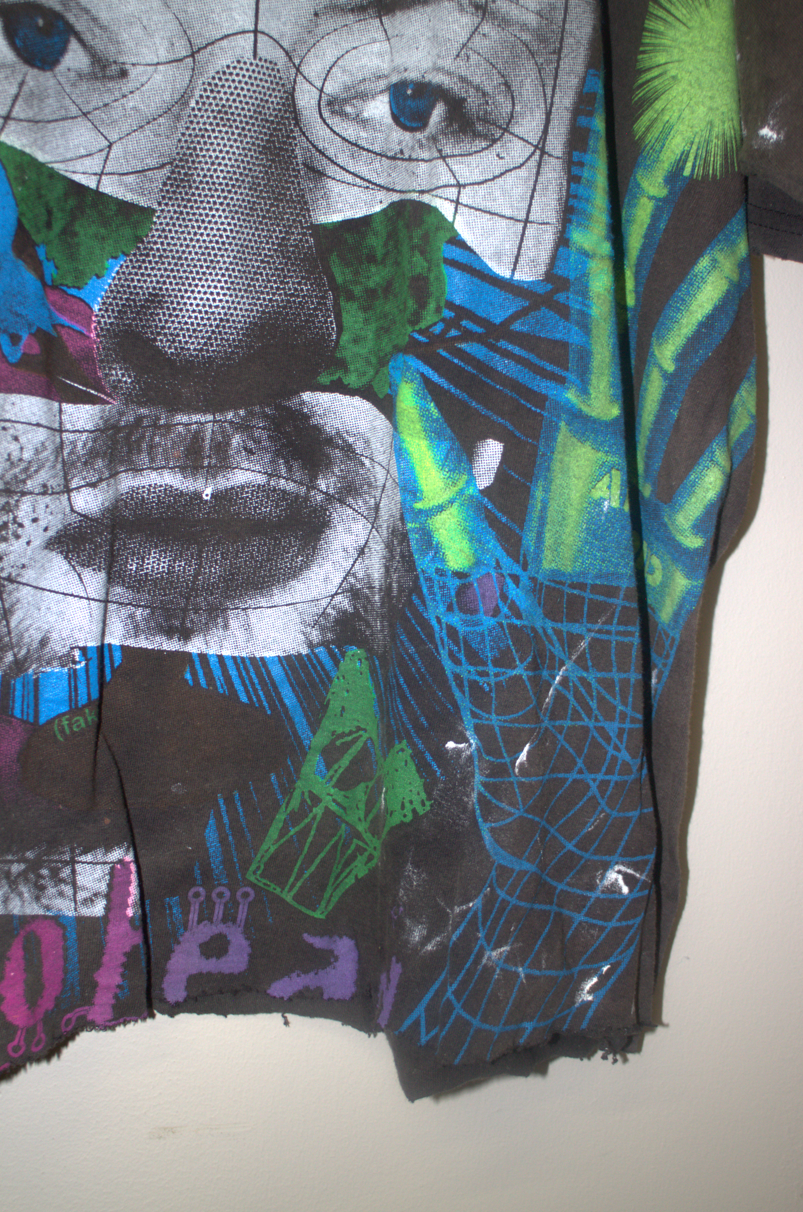 BSC faded raw edge one sided Radiohead Tee (XXL)