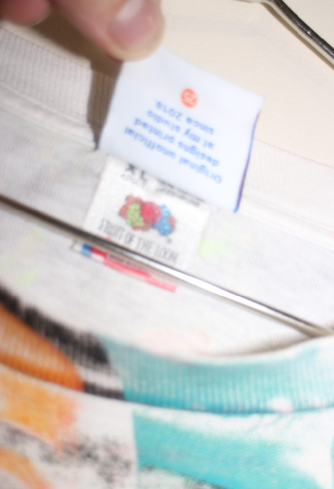 BSC faded Creed on 90's era FOTL long sleeve t-shirt (L)