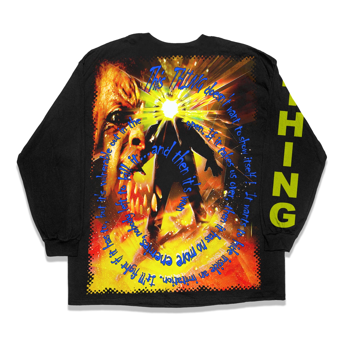 *Longsleeve Pocket* THE THING Orig. fan art L/S tee