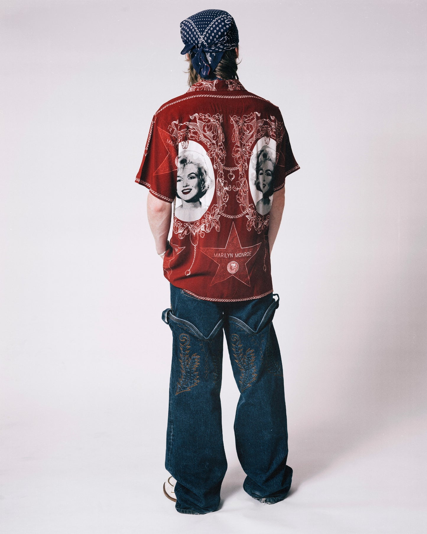 'Monroe' Rayon Button Up Dress Shirt