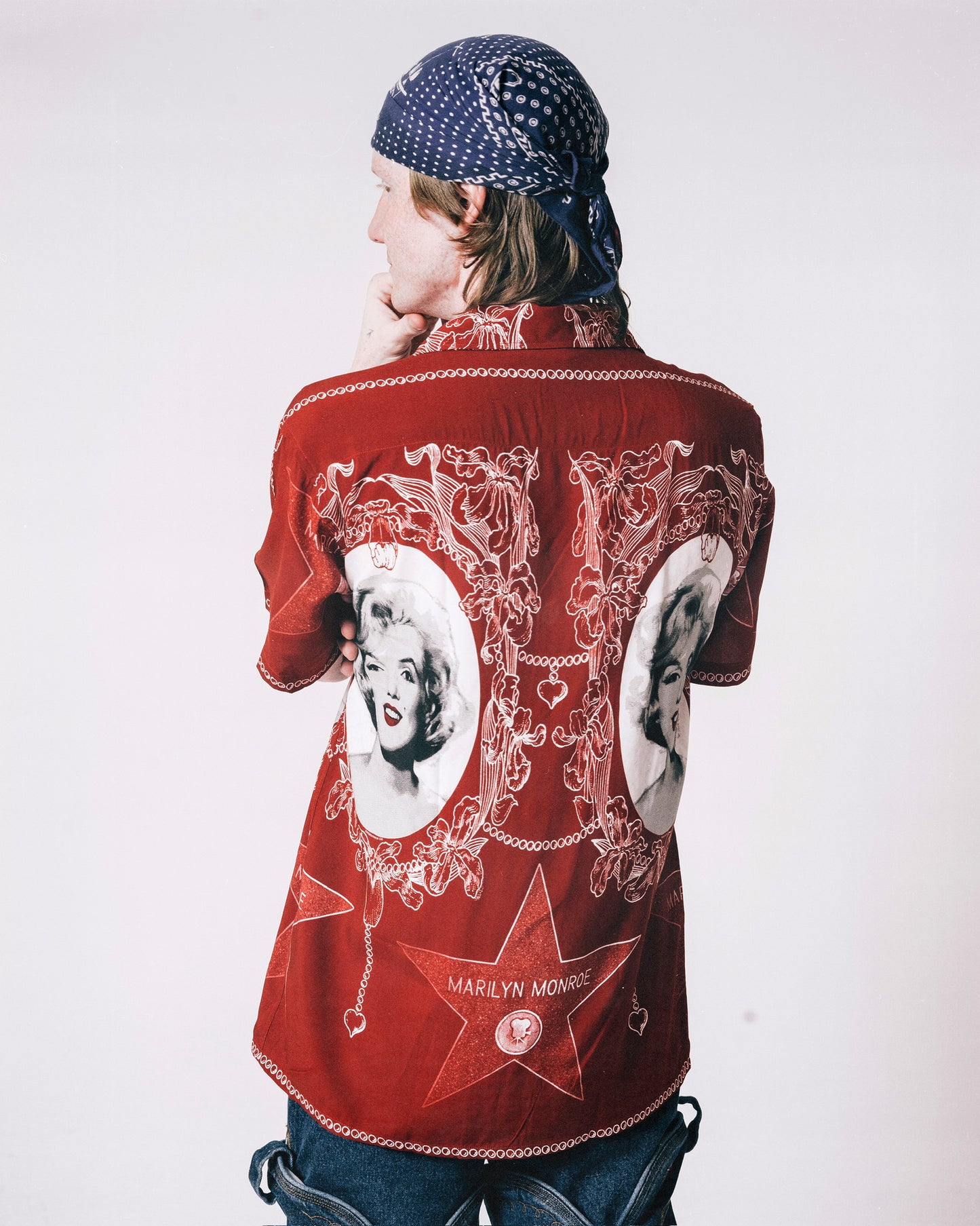 'Monroe' Rayon Button Up Dress Shirt