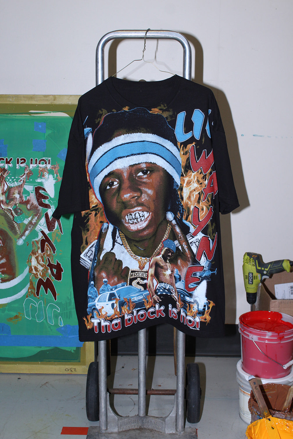 '25 Remastered' v2 Lil' Wayne / HotBoy$ Tha Block is Hot Orig. fan art tee