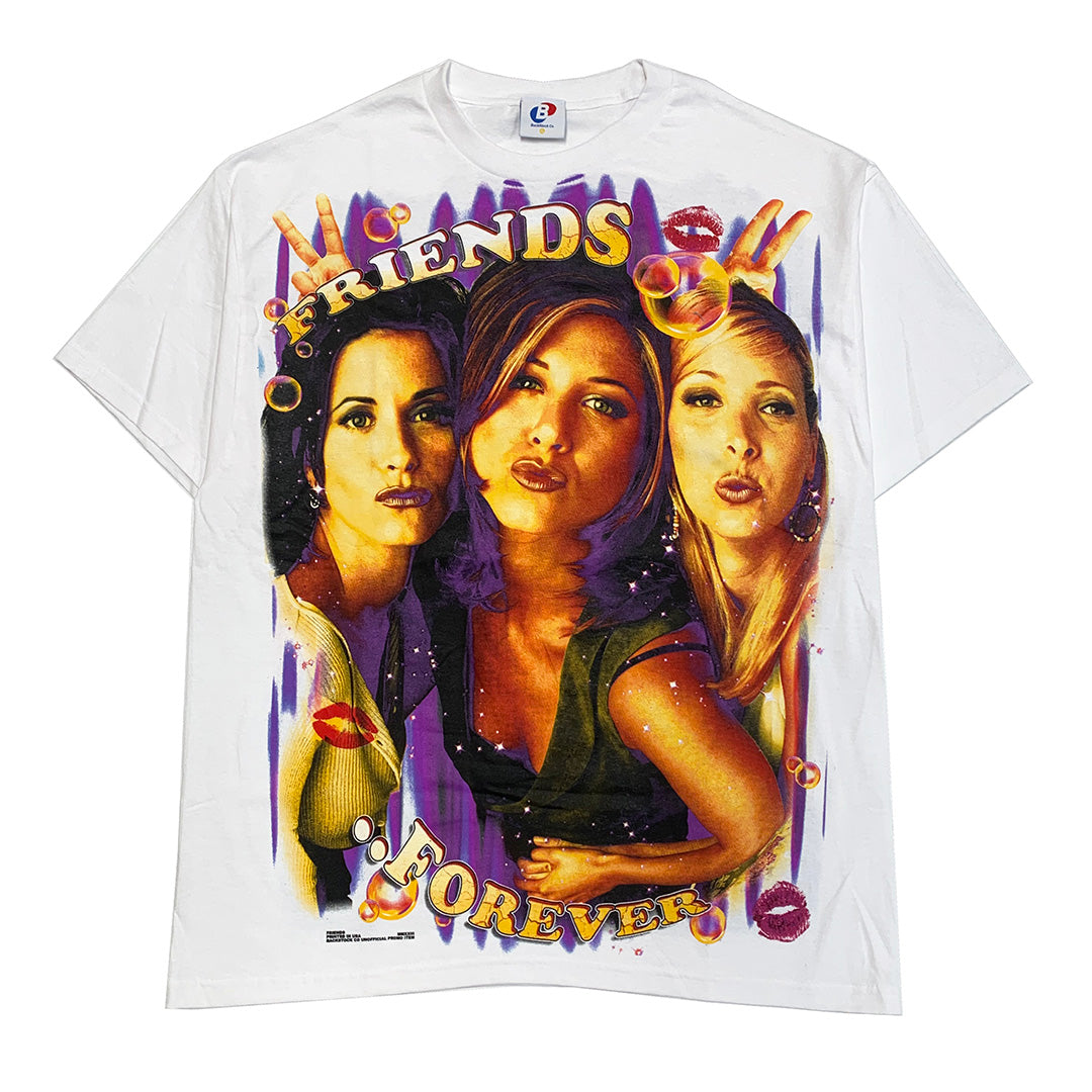 FRIENDS Forever Orig. fan art shirt *WHITE* RIP Matthew Perry