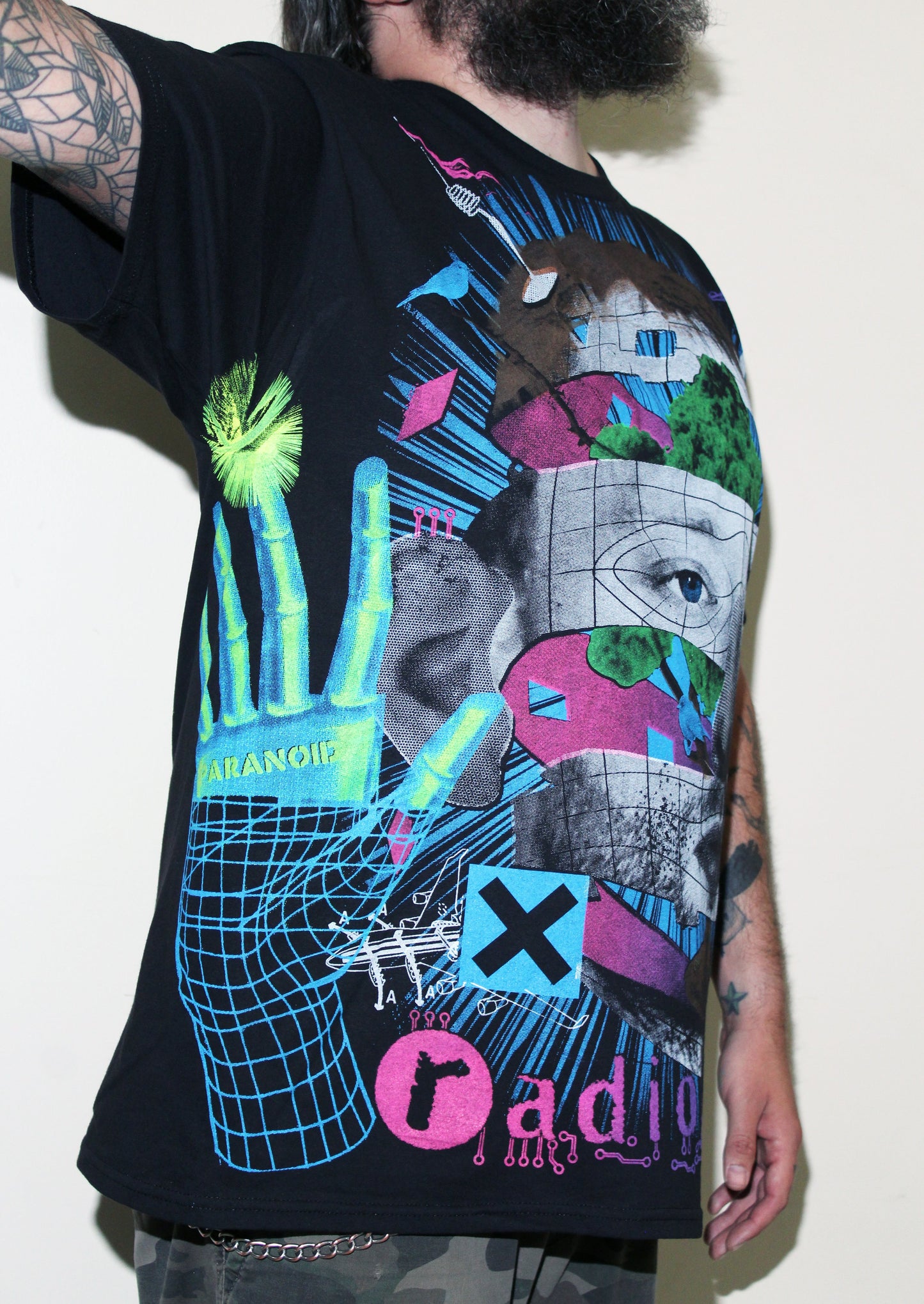 Radiohead 'OK Computer 97-98 Tour' Orig. bootleg tee *BLACK*