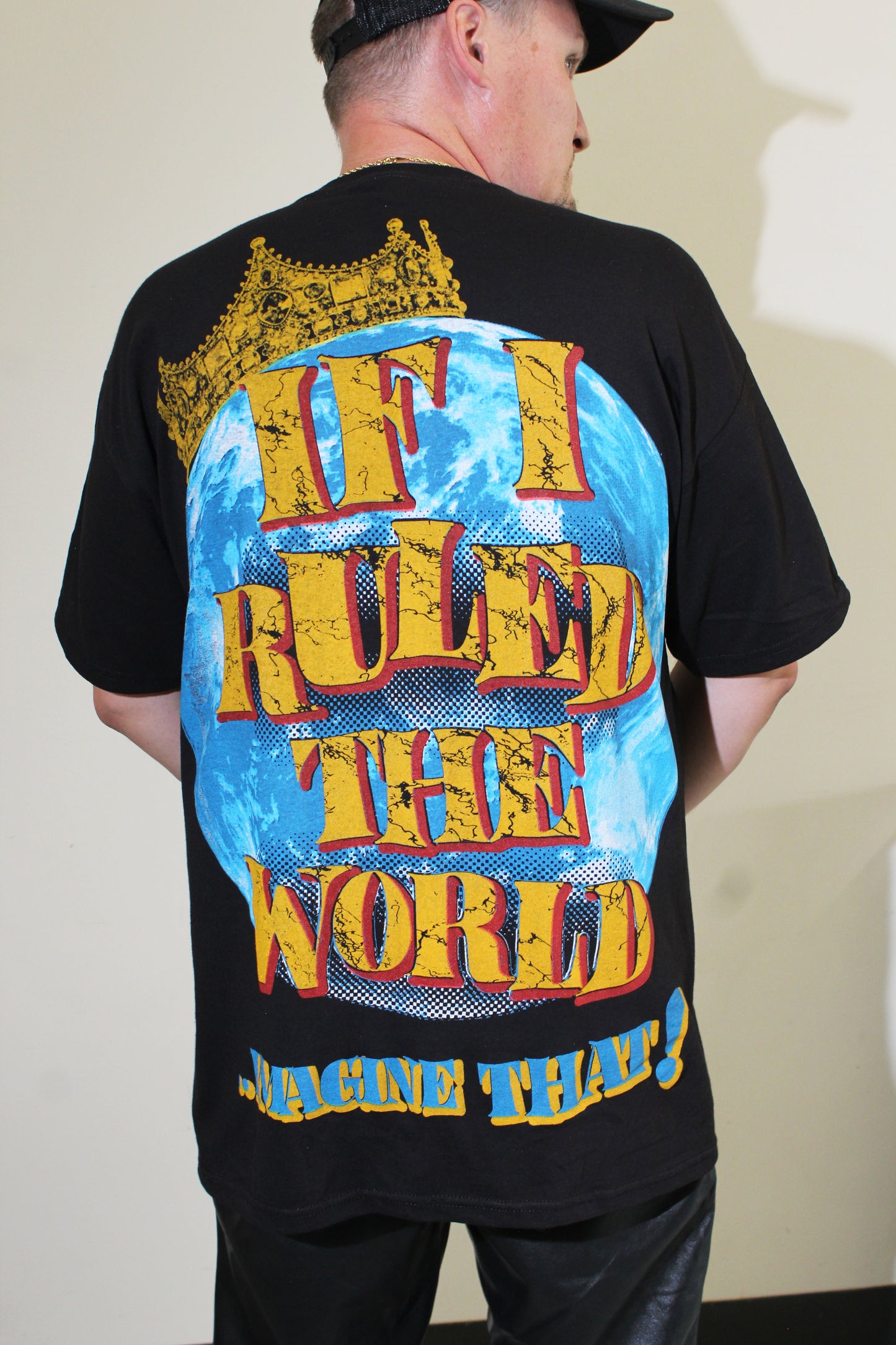 NAS & Lauryn Hill 'If I Ruled the World' Orig. fan art tee