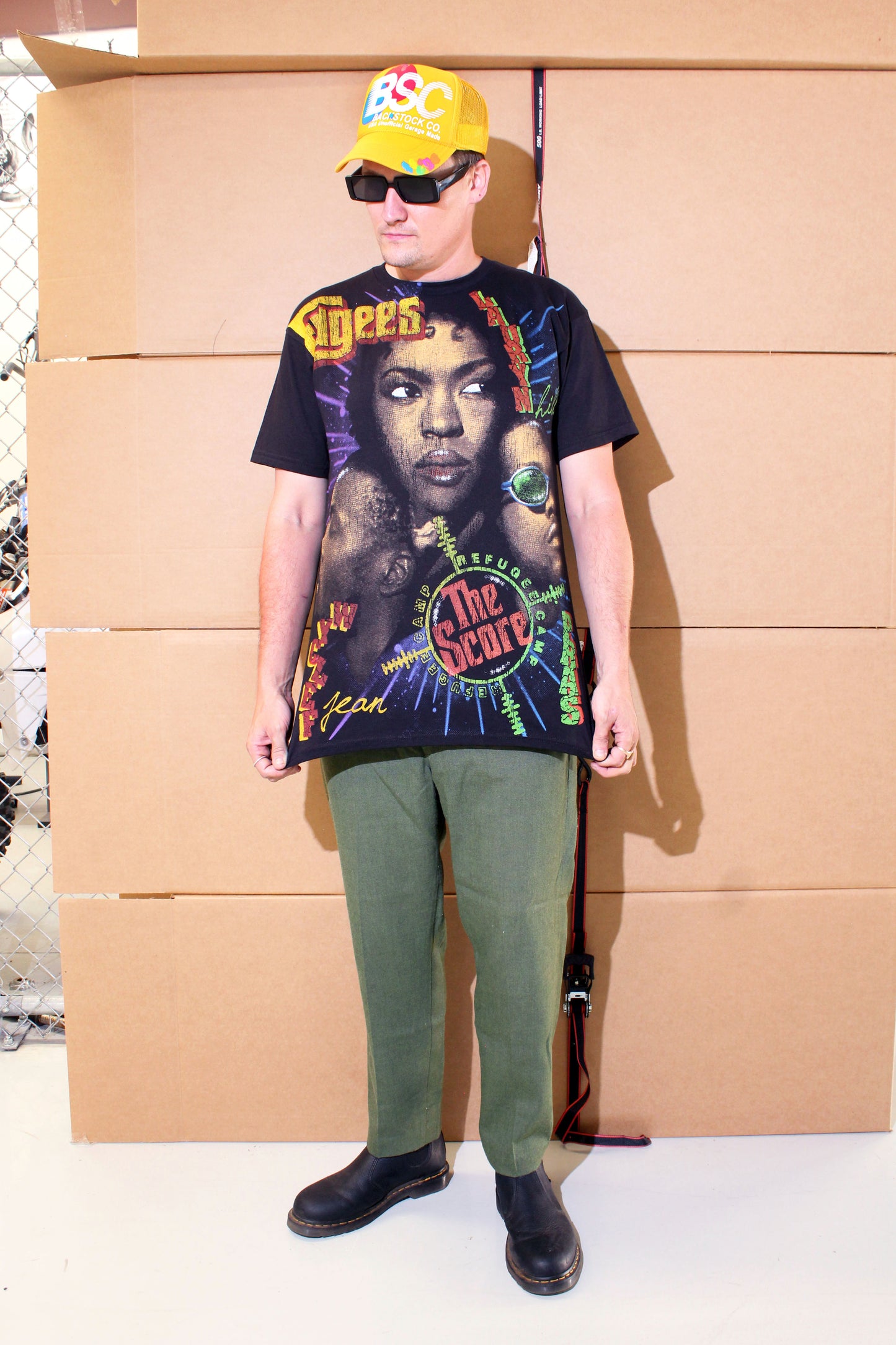 FUGEES 'The Score' Live in Concert Orig. fan art tee