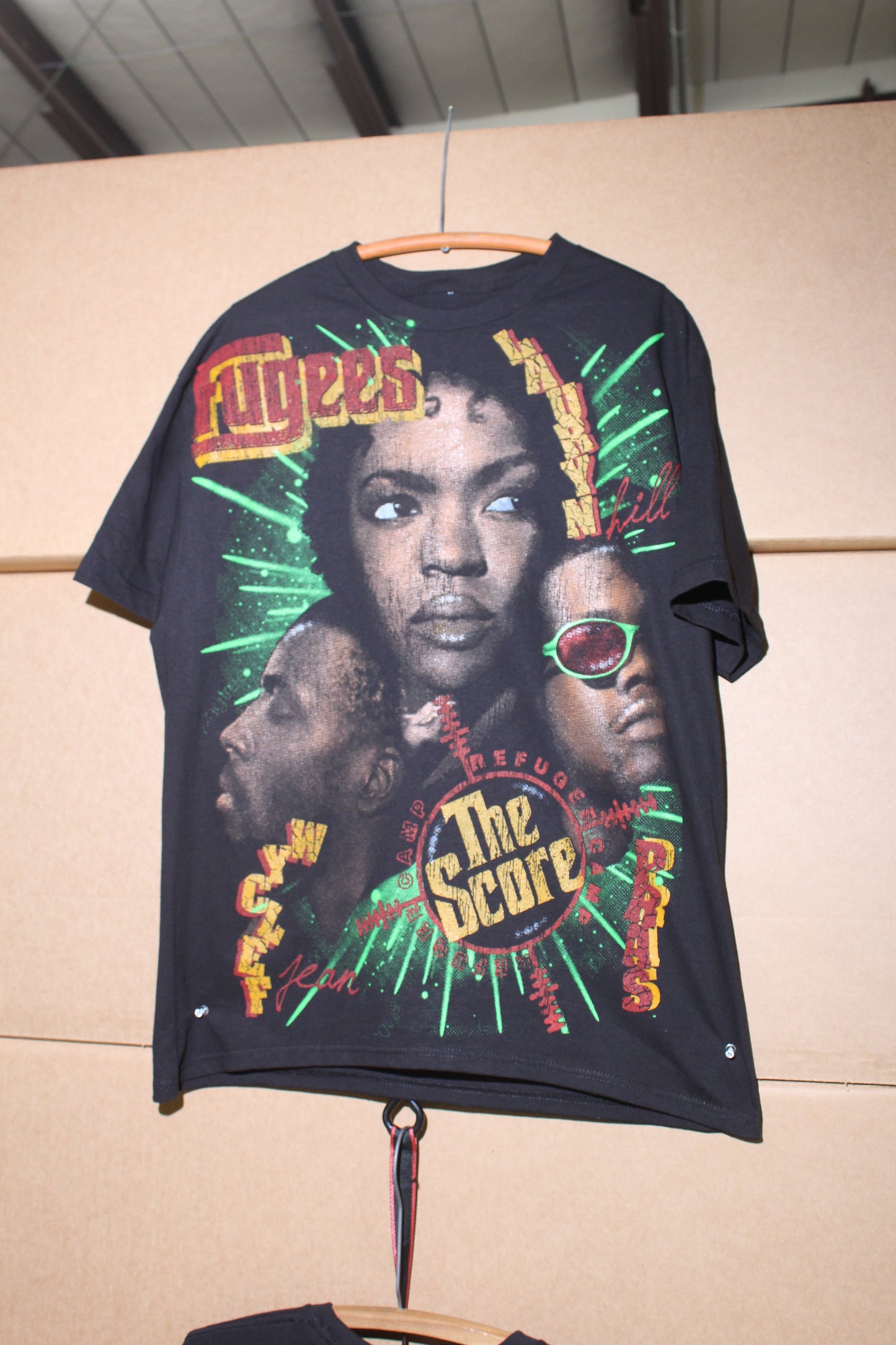 FUGEES 'The Score' Live in Concert Orig. fan art tee