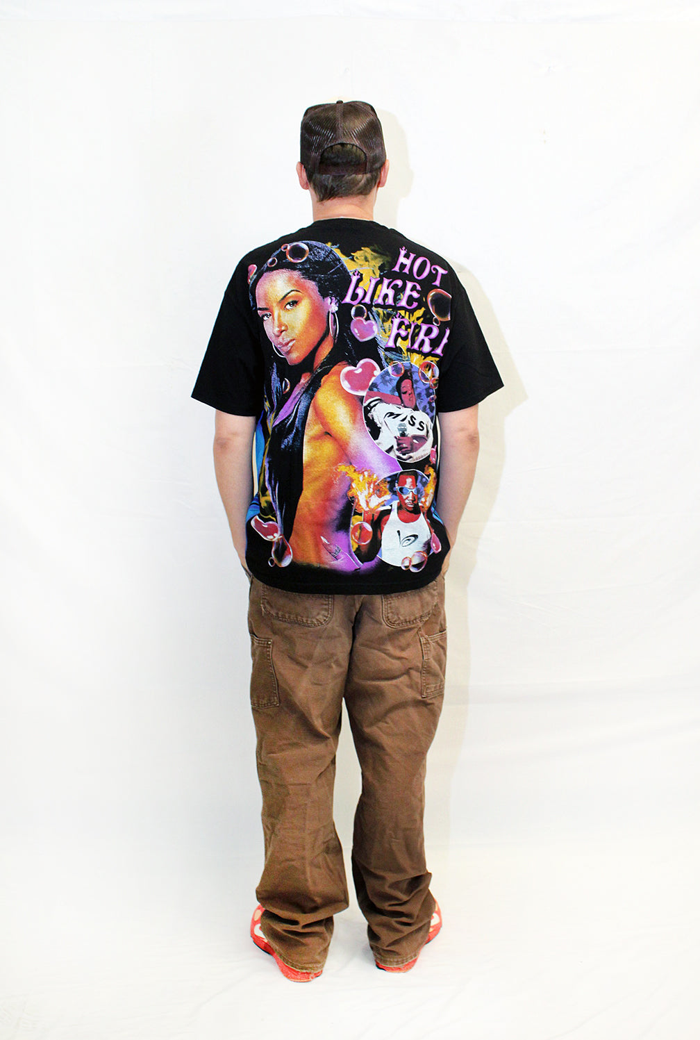 AALIYAH 'Hot Like Fire' ft. Missy & Timbaland Orig. Bootleg shirt