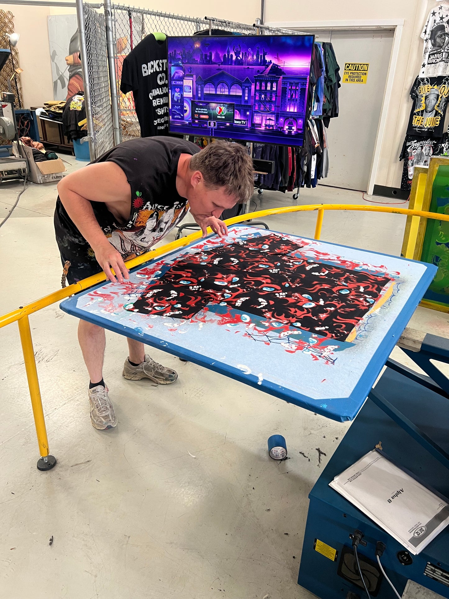 BSC CUSTOM JUMBO SCREEN PRINTING JOB *read description*