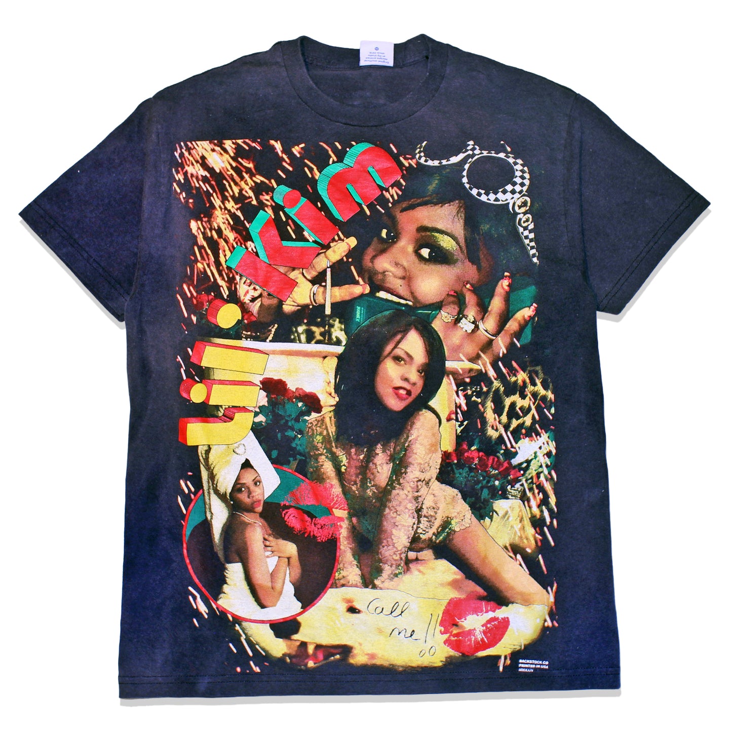 Faded Lil' Kim 'Queen Bitch' Orig. fan art Faded BSC tee